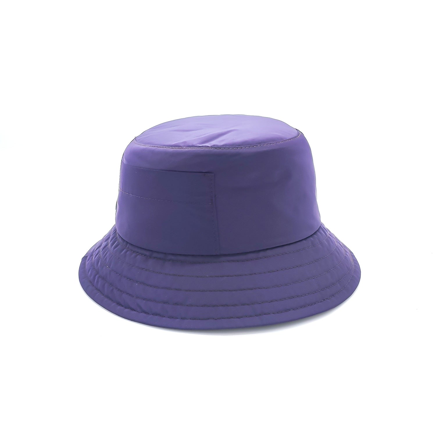 doria-1905-boris-cappello-bucket-impermeabile-viola-tempesta-con-tasca image 2