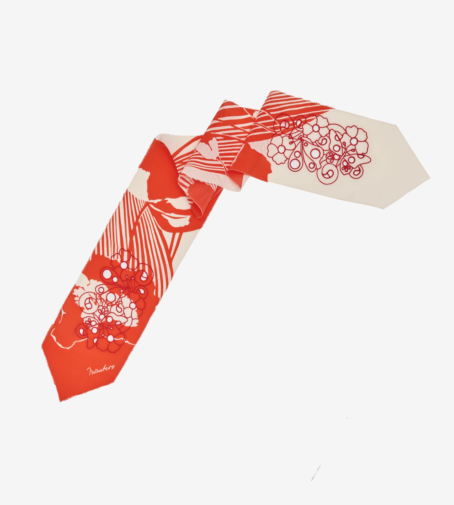 mantero-1902-muguet-bandeau-foulard-in-seta-con-ricamo-floreale-16x130-cm-made-i image 3
