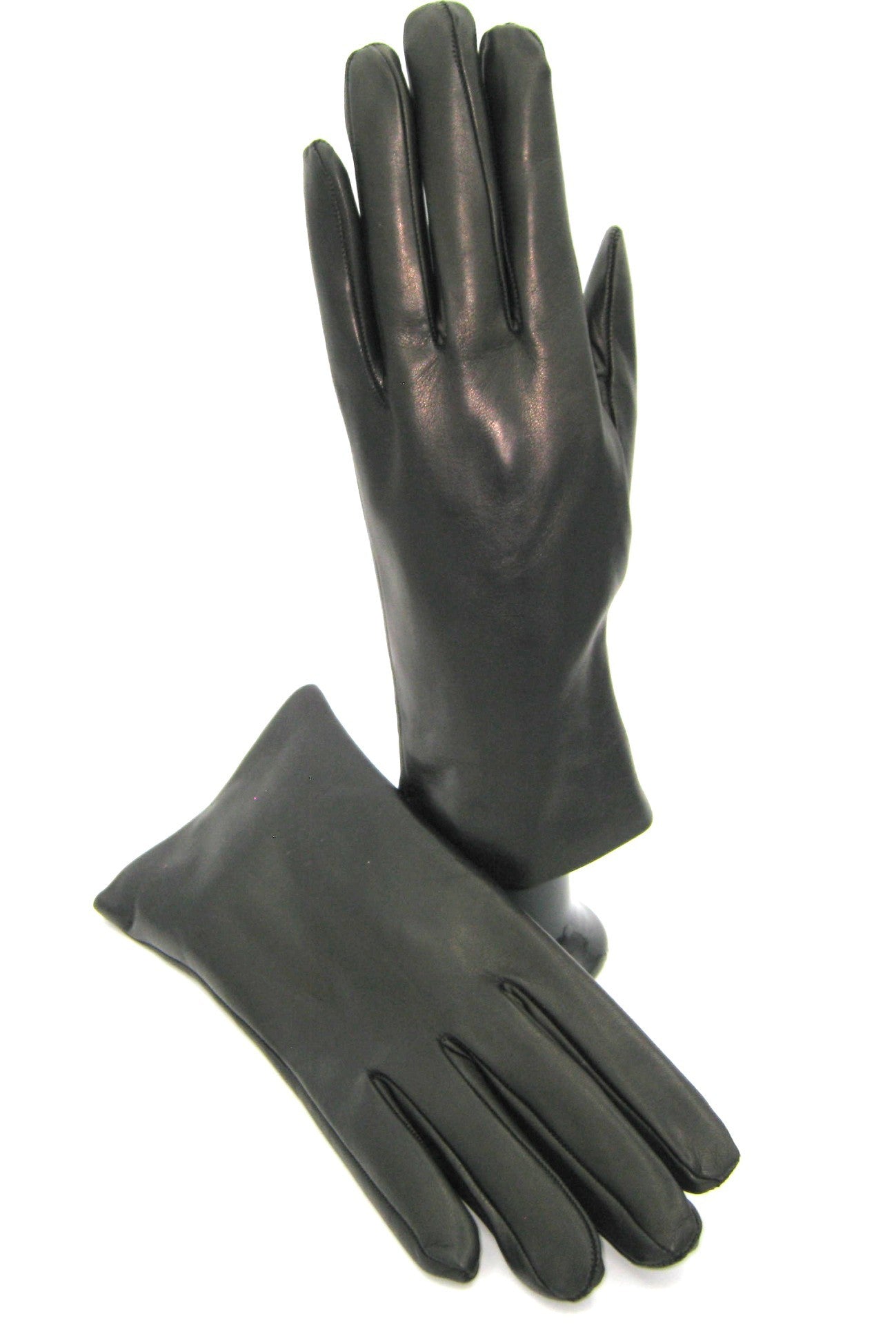 sermoneta-gloves-guanto-classico-donna-in-nappa-foderato-lapin-nero image 5