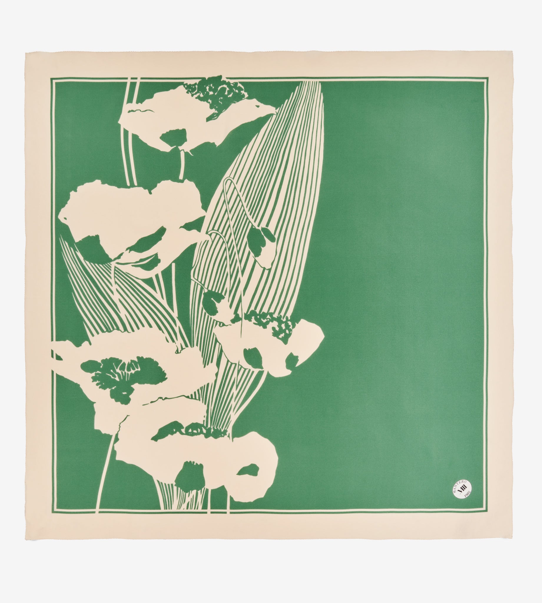 mantero-1902-archivio-n-58-coquelicot-parfum-classic-carr-90x90-cm image 1