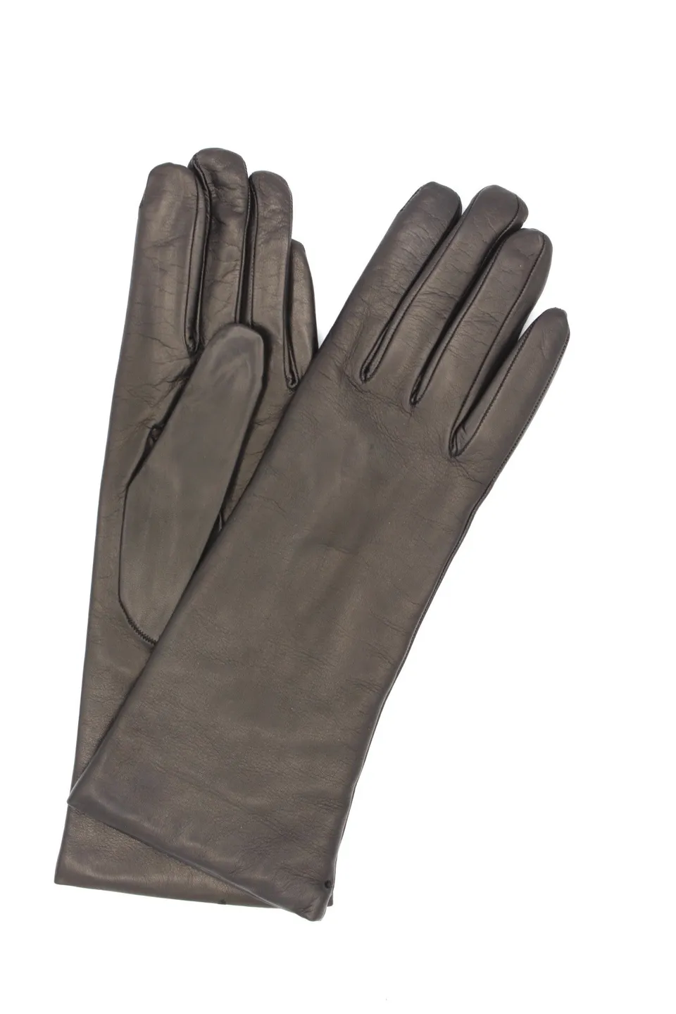 sermoneta-gloves-guanto-classico-nappa-foderato-cashmere-4bt-nero-lungo-sopra-il image 1