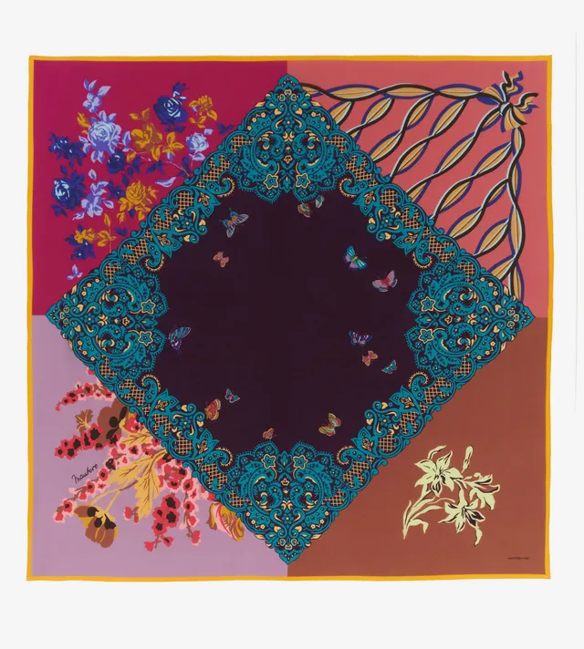 mantero-1902-butterfly-blossom-classic-carr-90x90-cm-con-orlo-demi-jour image 1