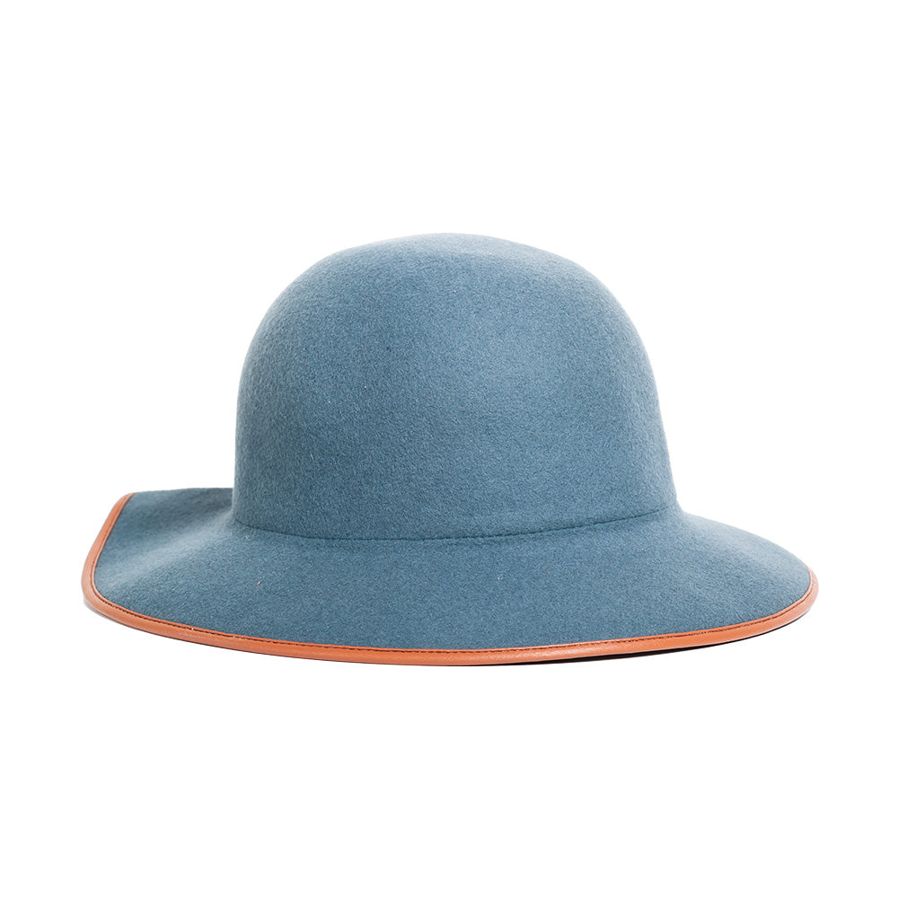 doria-1905-azulina-cappello-cloche-in-feltro-di-lana-brughiera image 1