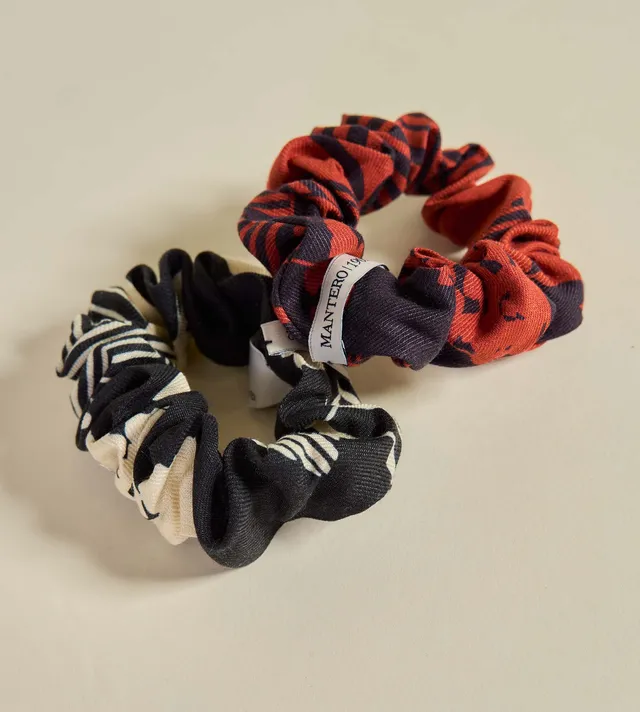 mantero-1902-eira-scrunchie-in-lino-viscosa-edizione-limitata image 1