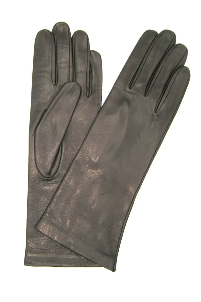 sermoneta-gloves-guanto-classico-donna-in-nappa-foderato-seta-4bt-testa-di-moro image 1