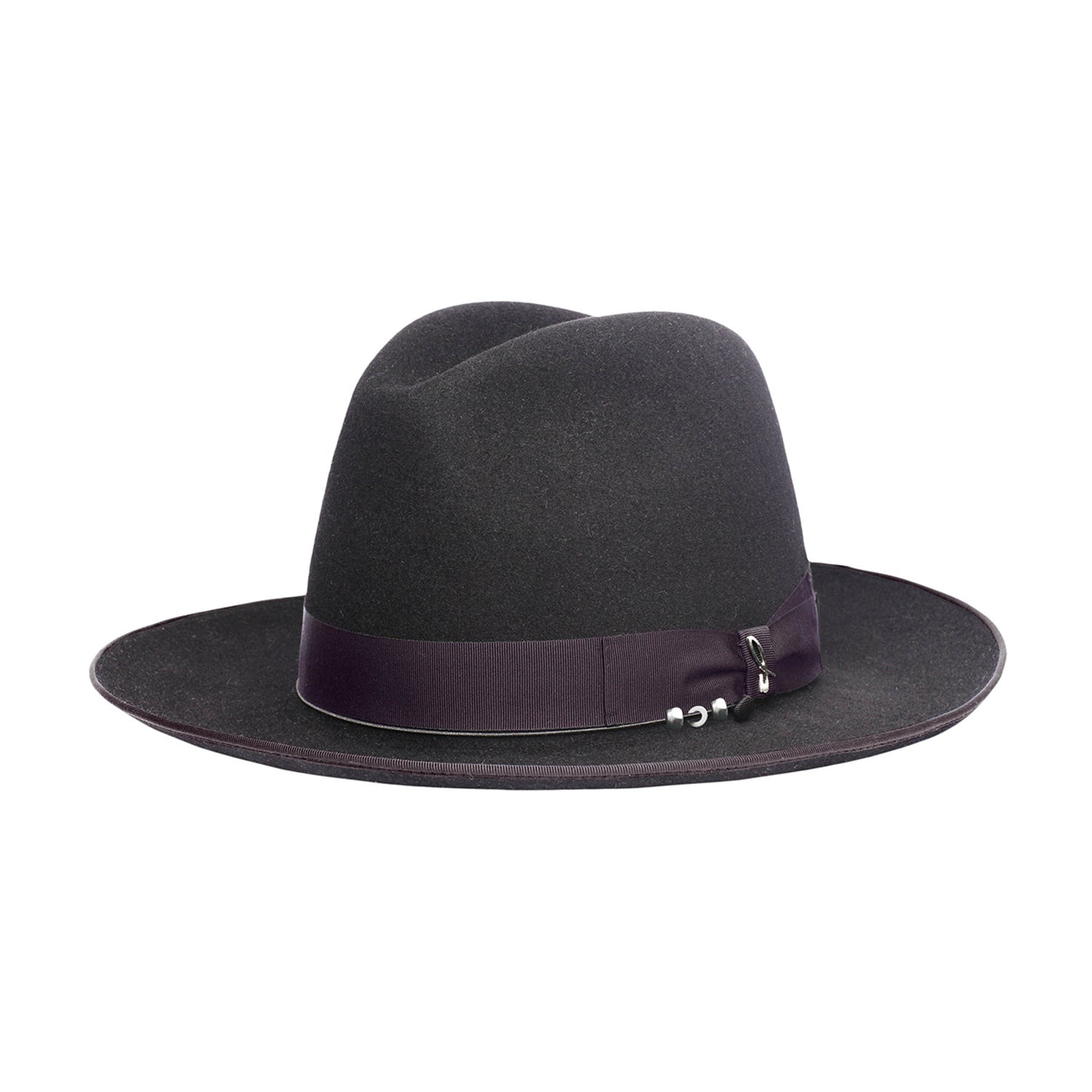 doria-1905-federico-fedora-feltro-lapin-grigio-fumo image 1