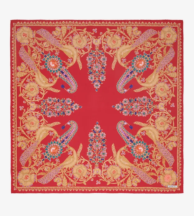 mantero-1902-archivio-n-56-maharaja-carr-reverse-90x90-cm image 1