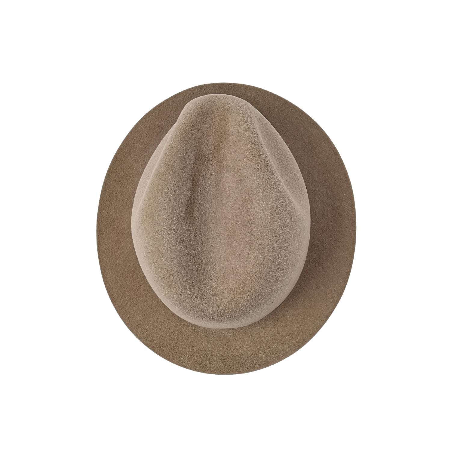 doria-1905-vittorio-cappello-fedora-feltro-lapin-velour-beige image 5