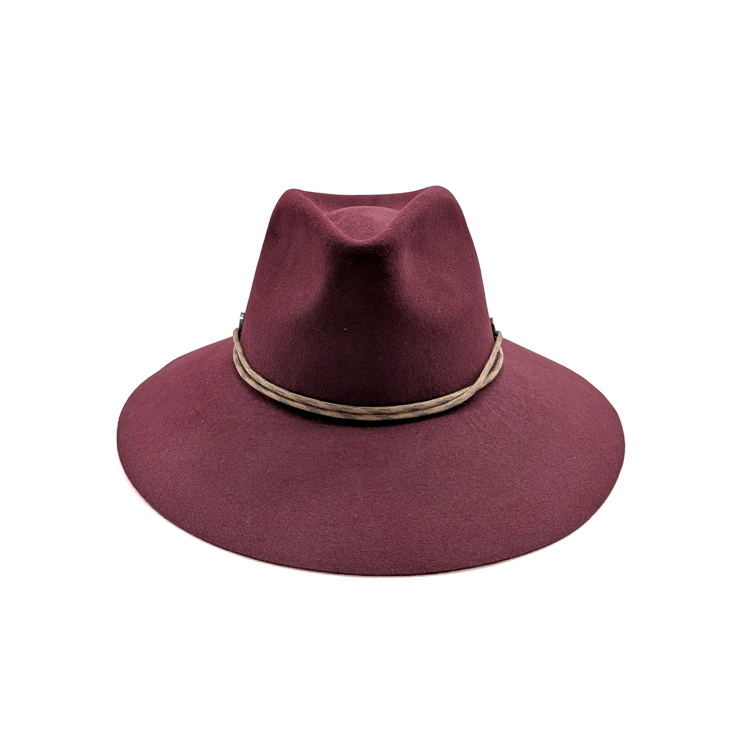 doria-1905-morgane-cappello-a-tesa-larga-in-feltro-di-lapin-rosso-negroamaro image 3
