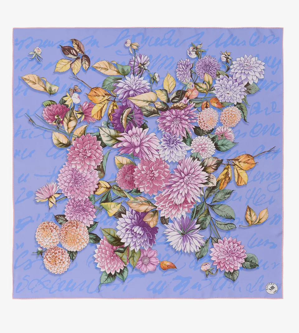 mantero-1902-archivio-n-12-dalia-classic-carr-90x90-cm-orlo-a-mano-roulottage image 1