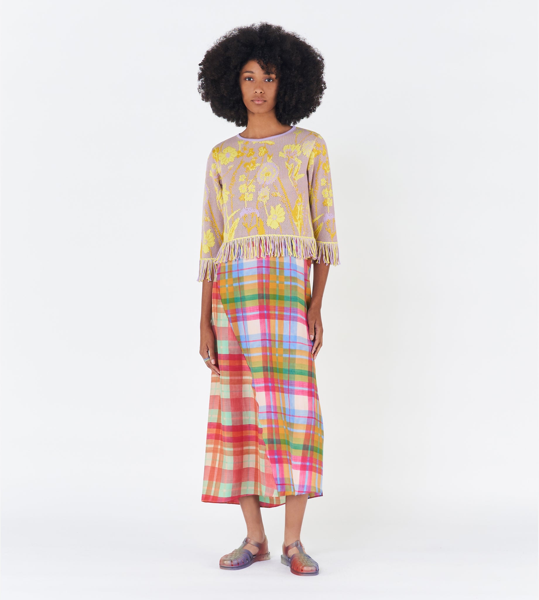 mantero-1902-sandrine-maglia-jacquard-in-cotone-made-in-italy image 2