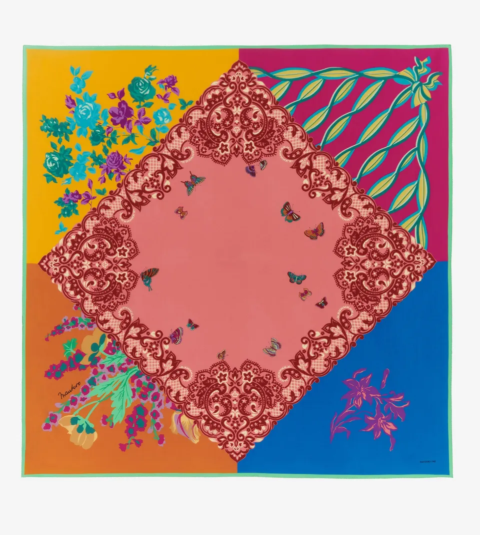 mantero-1902-butterfly-blossom-classic-carr-90x90-cm-demi-jour image 1
