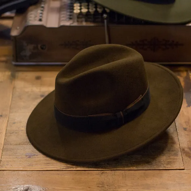 cappellificio-biellese-1935-cappello-fedora-marrone image 1