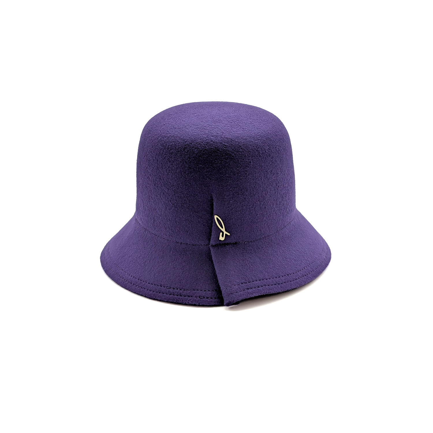 doria-1905-dalida-cappello-a-cloche-in-feltro-di-lana-viola image 3