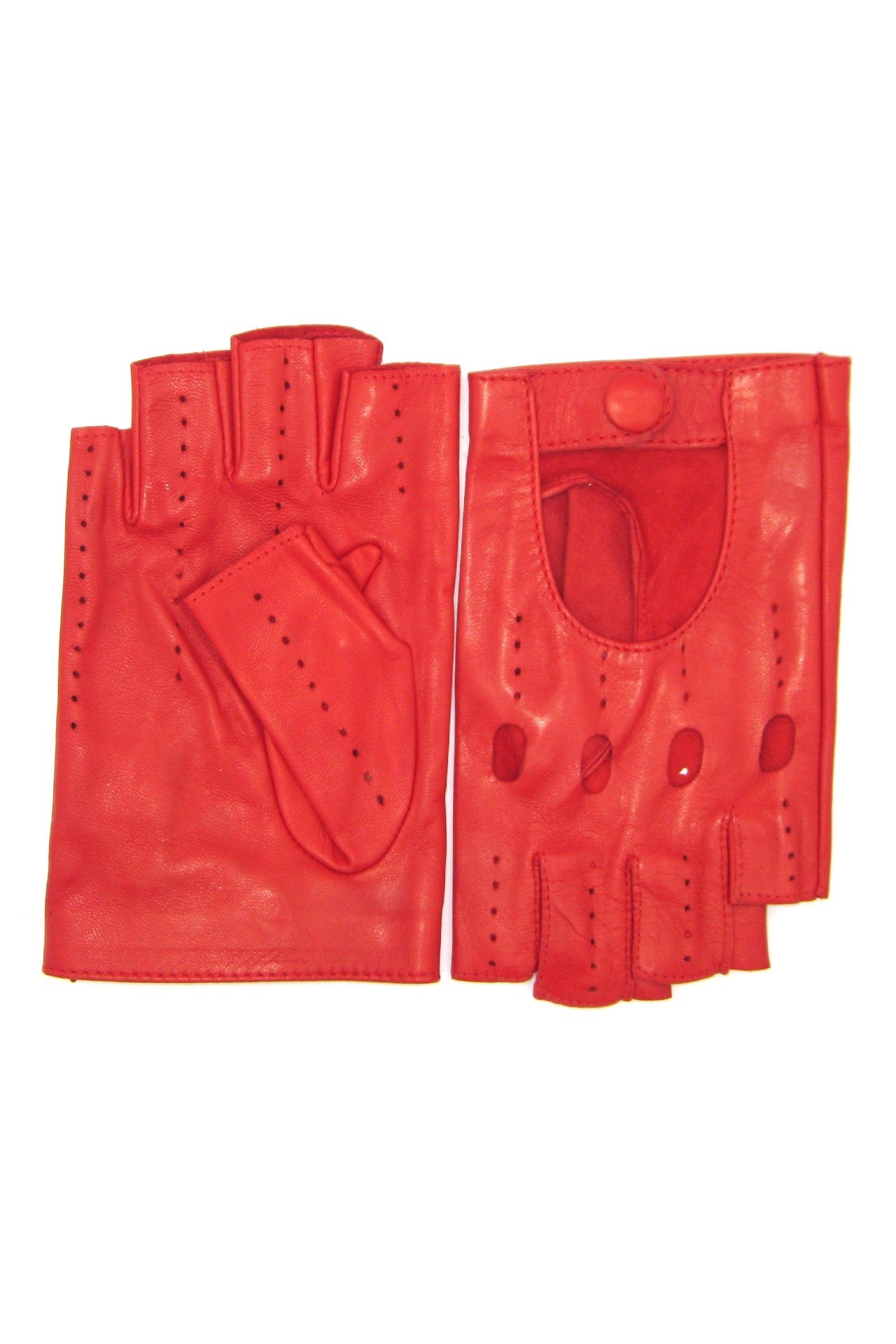 sermoneta-gloves-guanto-da-guida-2bt-in-nappa-a-mezze-dita-rosso image 2