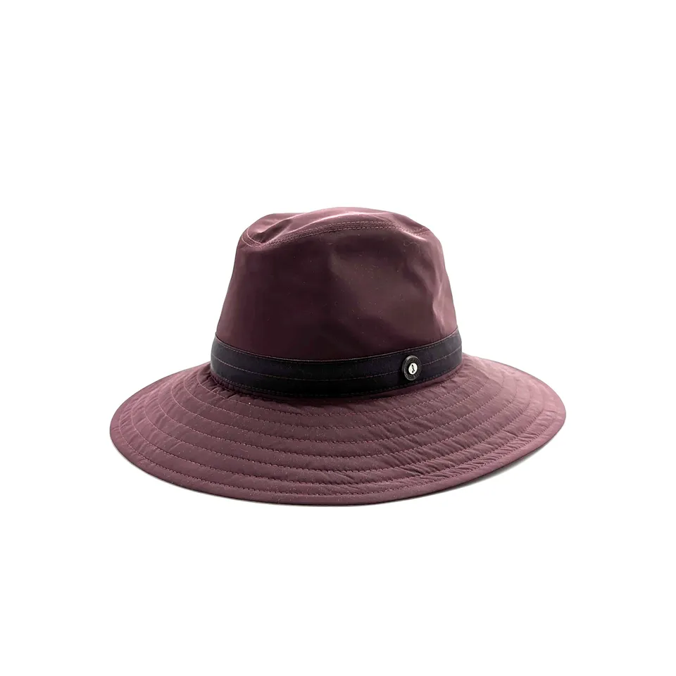 doria-1905-ariel-cappello-tesa-larga-impermeabile-negroamaro-thindown image 1