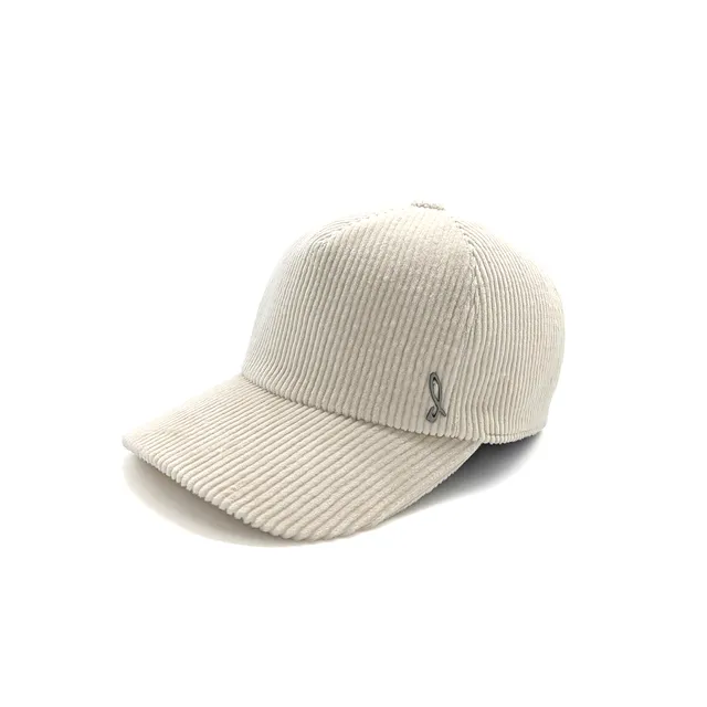 doria-1905-new-joe-berretto-baseball-velluto-coste-bianco-crema image 1