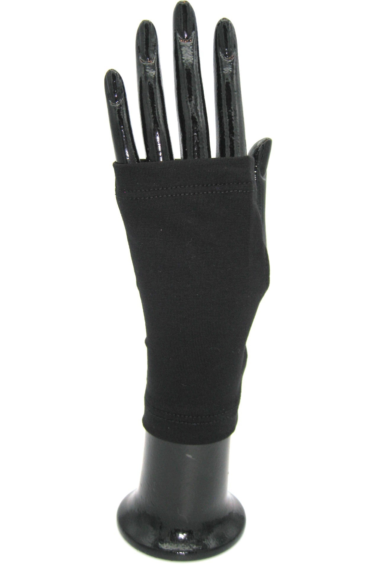sermoneta-gloves-guanto-manicotto-in-cotone-nero image 1