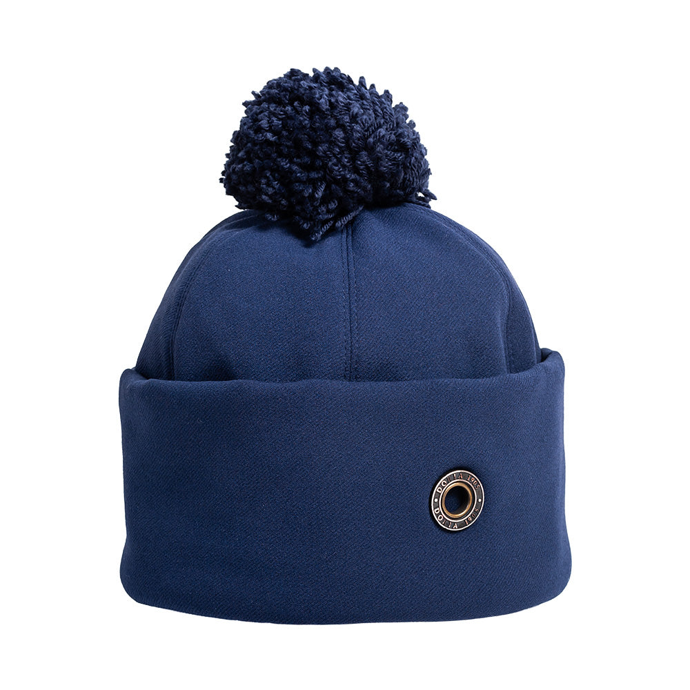 doria-1905-tuddy-cappello-beanie-puffy-blu-con-pom-pom image 1