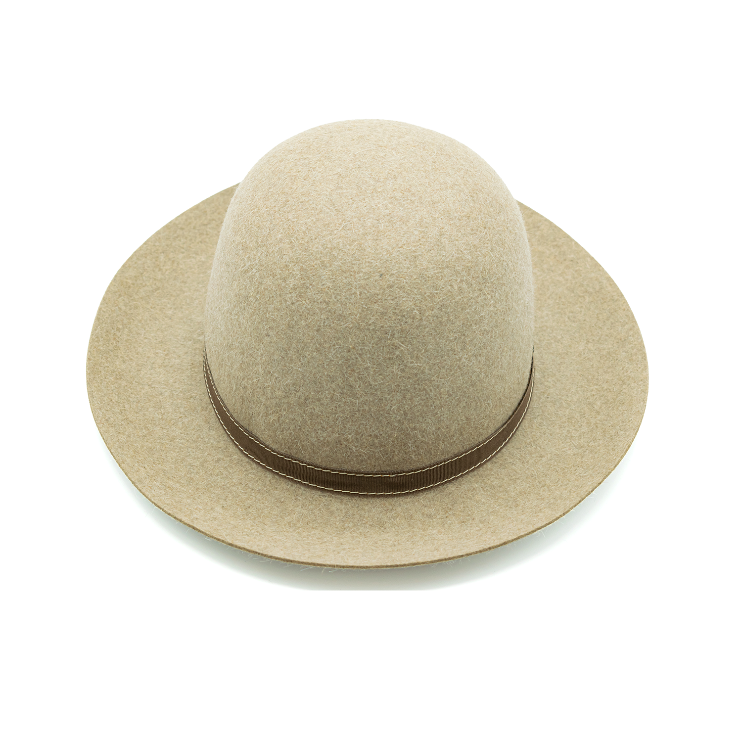 doria-1905-roller-cappello-arrotolabile-in-feltro-di-lapin-melange-beige image 3