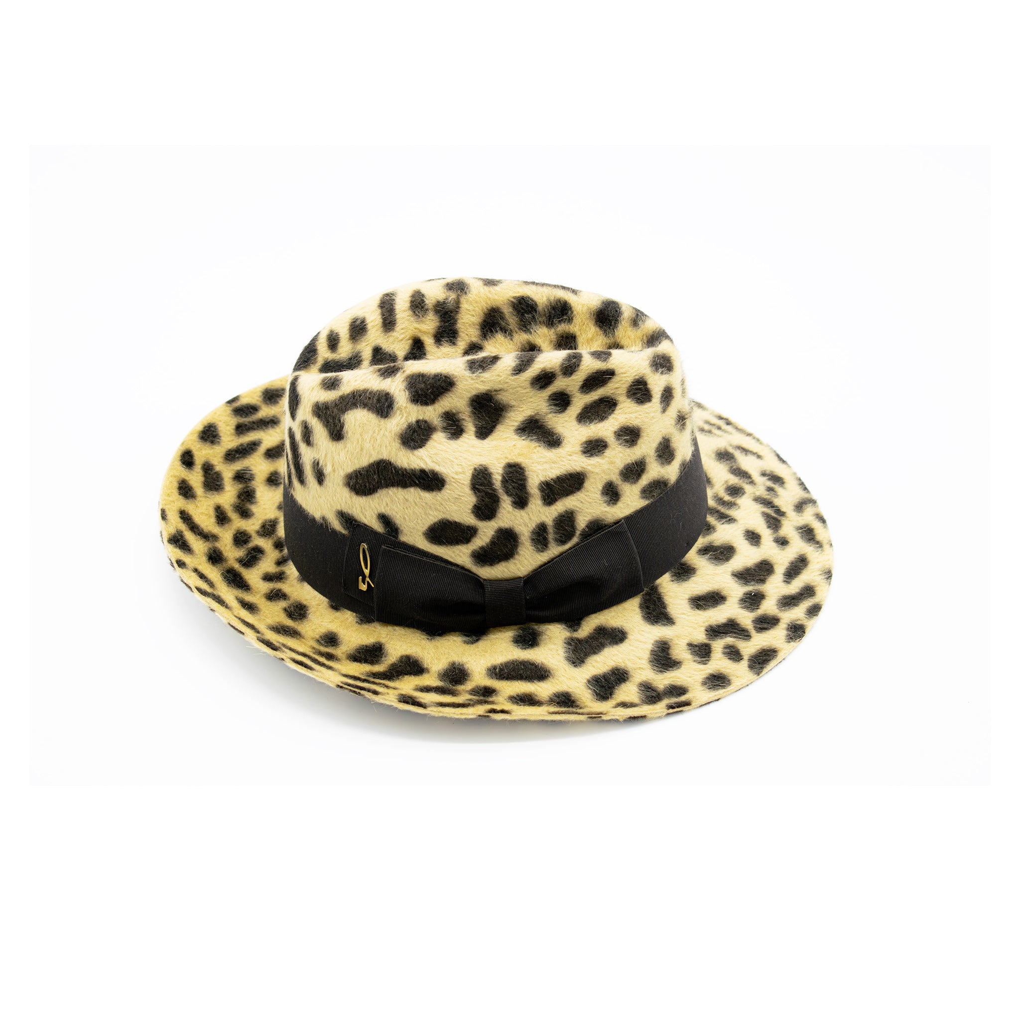 doria-1905-dalida-leo-fedora-in-feltro-di-lapin-animalier image 1