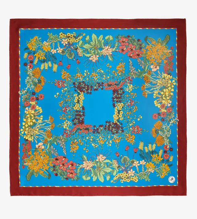mantero-1902-archivio-n-59-flowers-grand-slam-carr-classico-90x90-cm image 1