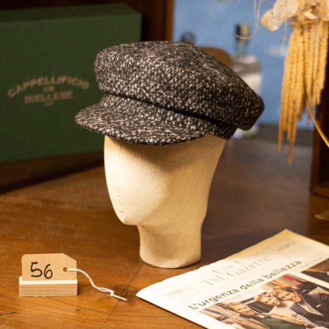 cappellificio-biellese-1935-county-cappello-marine-in-tartan-rosso-classico image 2