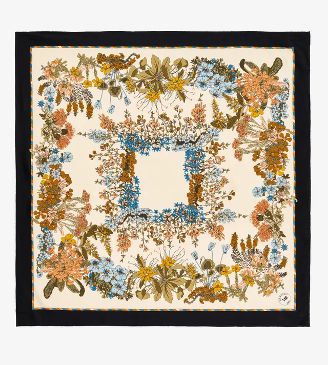mantero-1902-archivio-n-59-flowers-grand-slam-foulard-classic-carr-90x90 image 1