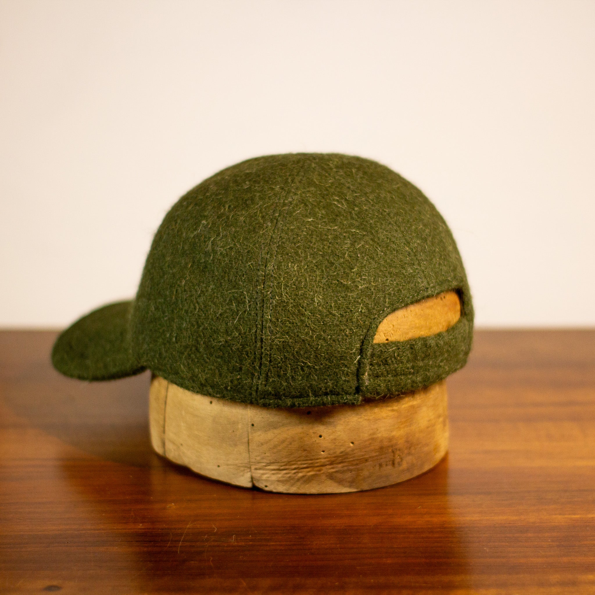 cappellificio-biellese-1935-baseball-lp-drap-di-lana-verde-aw25 image 3