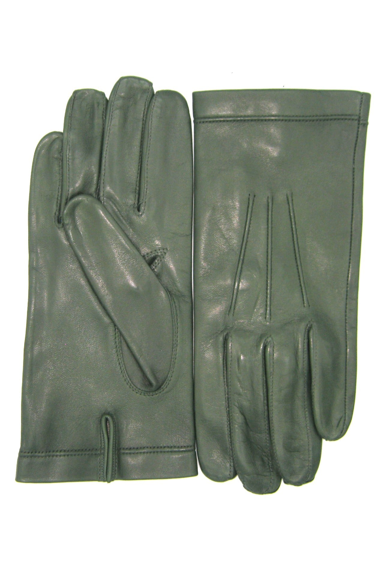 sermoneta-gloves-guanto-classico-2bt-in-nappa-foderato-seta-verde-scuro image 2