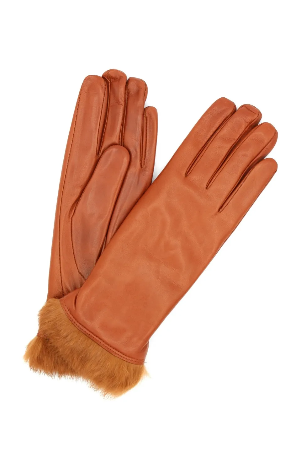 sermoneta-gloves-guanto-artik-in-nappa-con-fodera-in-lapin-e-bordo-in-tinta-tan image 1