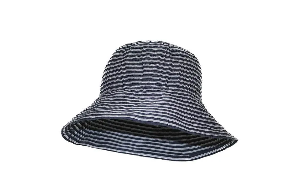 grevi-nancy-cloche-morbida-in-gros-grain-a-righe image 1