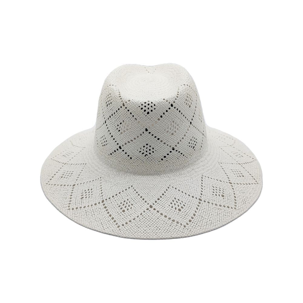 doria-1905-ernest-lace-cappello-tesa-larga-intreccio-carta-bianco image 4