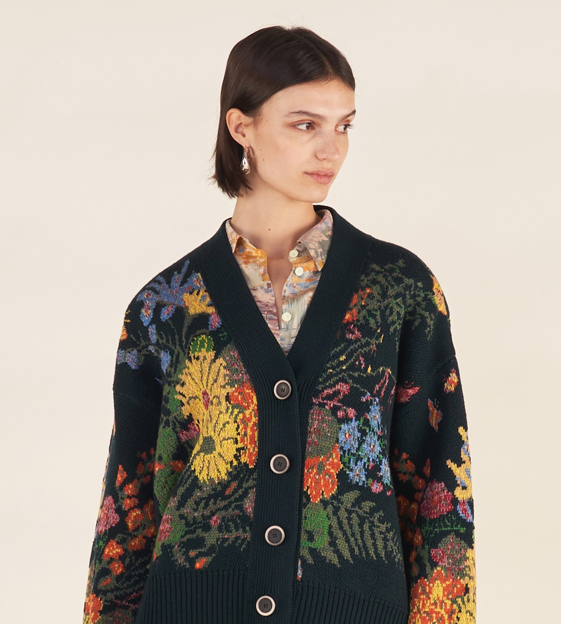mantero-1902-claude-cardigan-oversize-in-jacquard-di-lana image 2
