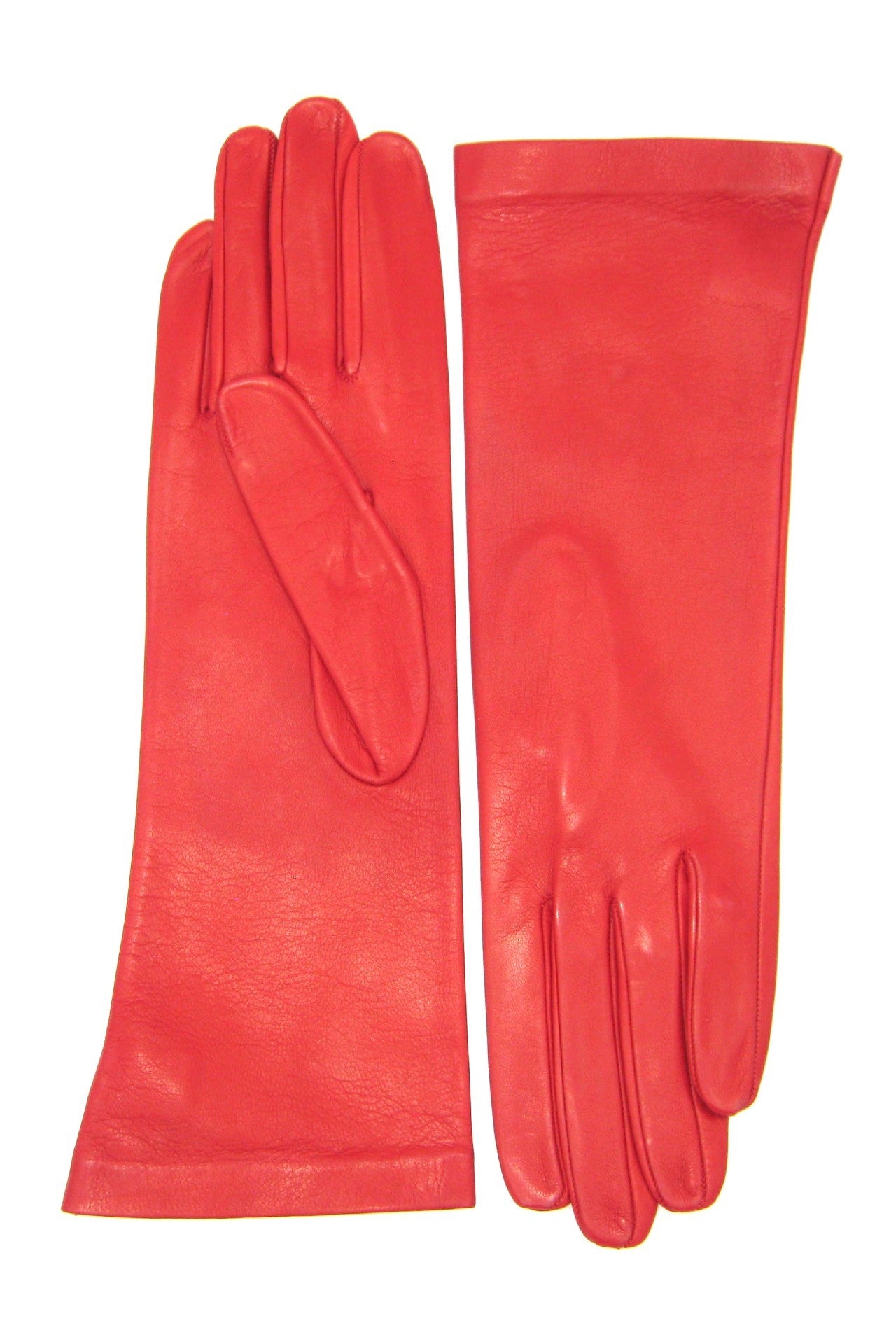 sermoneta-gloves-guanto-classico-donna-in-nappa-foderato-sete-rosso image 2