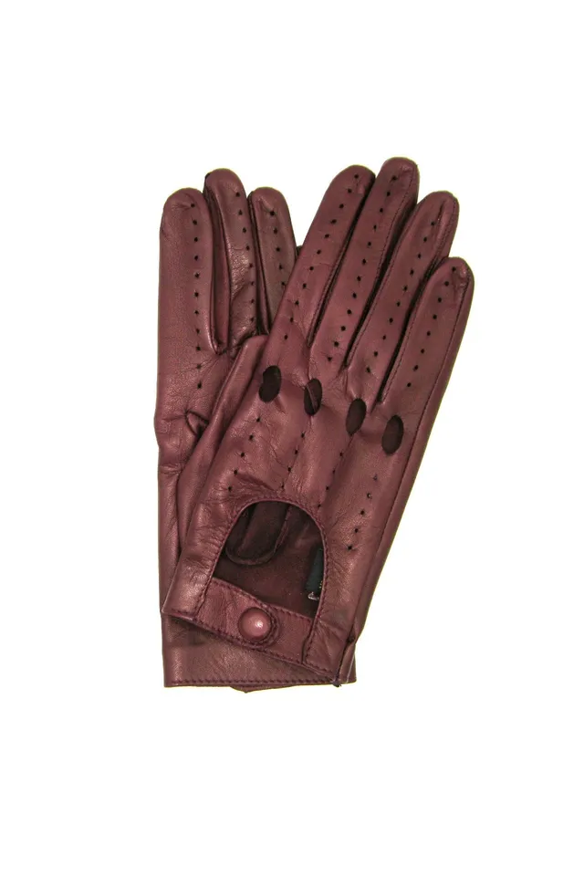 sermoneta-gloves-guanto-da-guida-sfoderato-dita-intere-bordeaux image 1