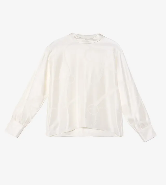 mantero-1902-tecla-blusa-con-colletto-reversibile image 1