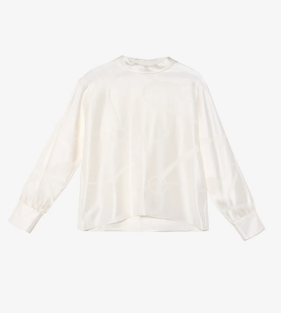 mantero-1902-tecla-blusa-con-colletto-reversibile image 1