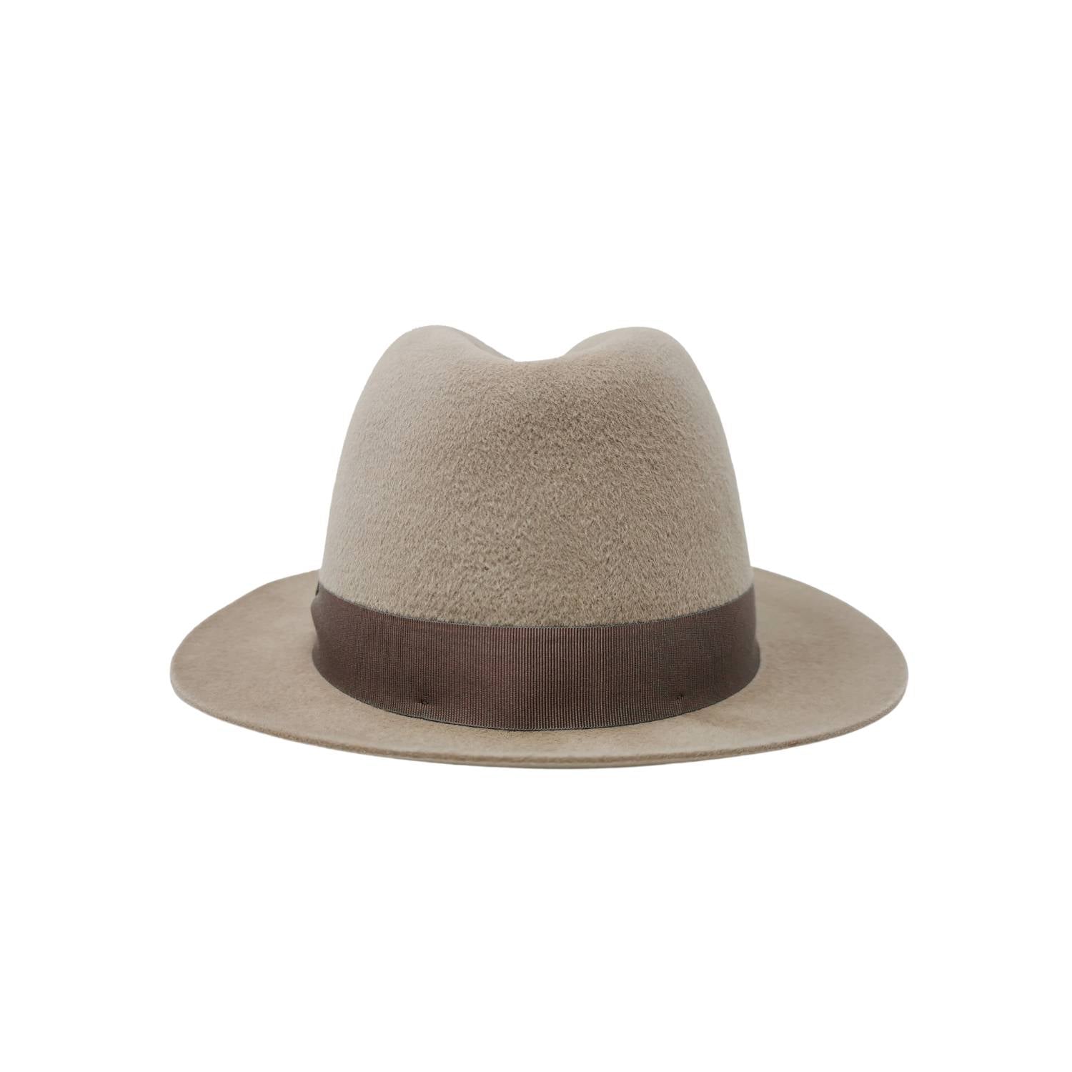 doria-1905-vittorio-cappello-fedora-feltro-lapin-velour-beige image 4