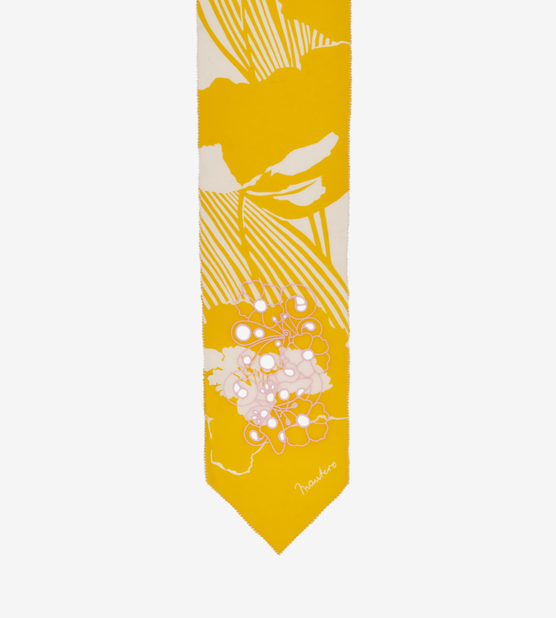 mantero-1902-muguet-bandeau-foulard-in-seta-con-ricamo-floreale-16x130-cm-made-i-2 image 2