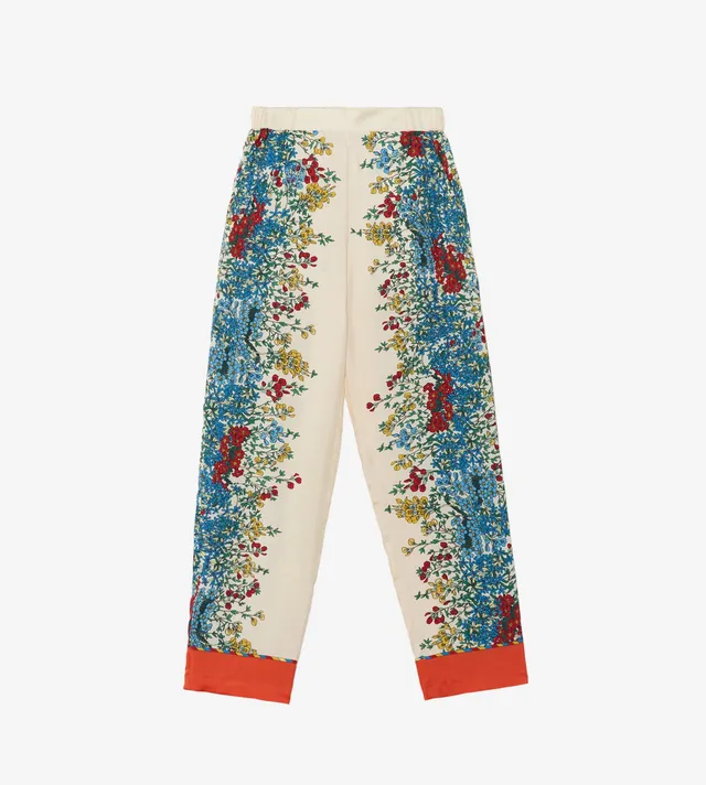mantero-1902-doris-pantaloni-in-seta-cropped image 1