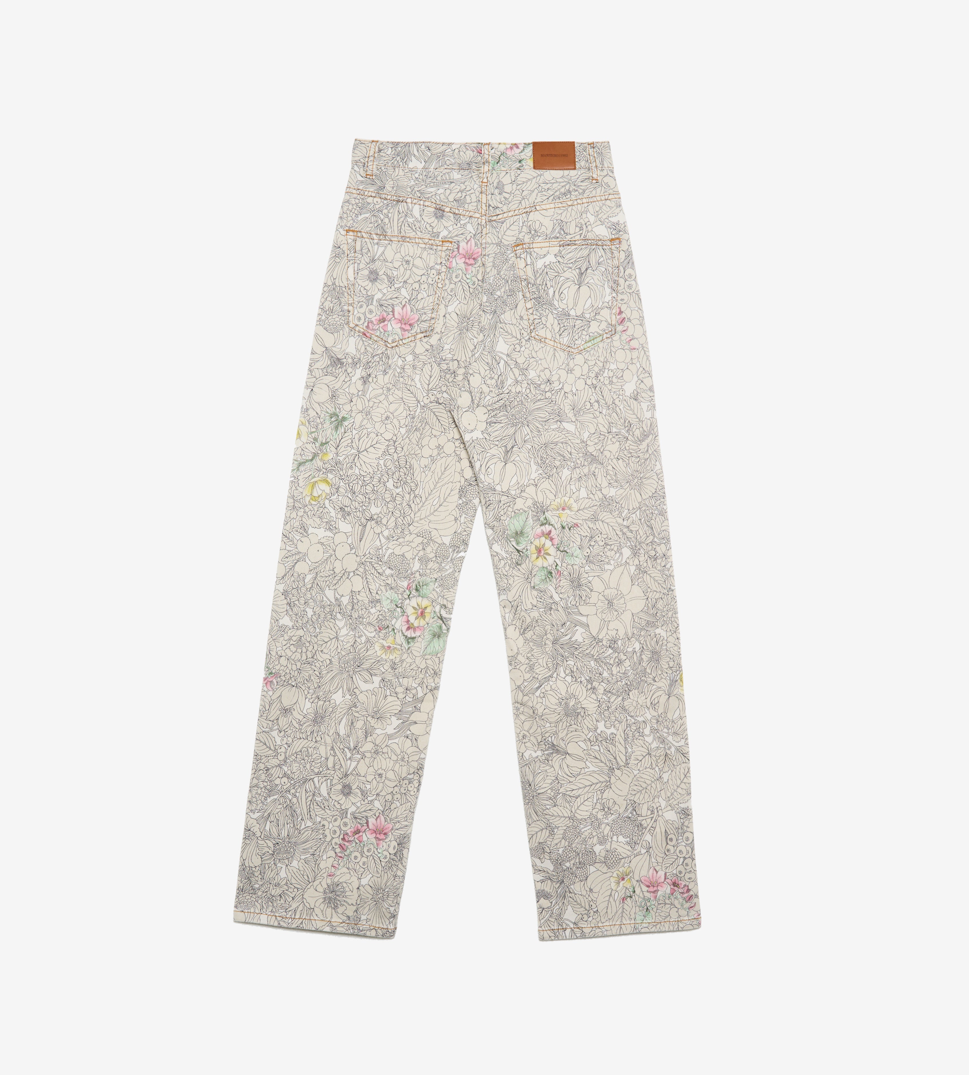 mantero-1902-jolie-jeans-stampato-a-cinque-tasche-gamba-ampia-made-in-italy-2 image 4